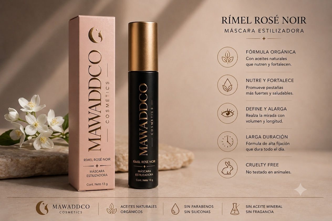 Rímel Rosé Noir